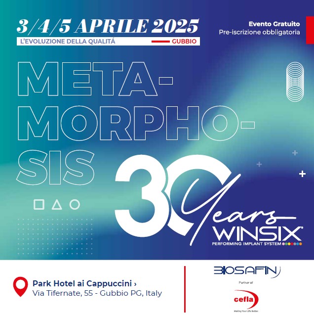 META-MORPHO-SIS           30 Years WINSIX – L’Evoluzione della Qualità